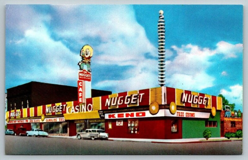 Carson City  Nevada  The Nugget Casino   Postcard
