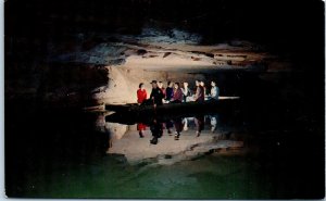 1950s Echo River in Mammoth Cave, Mammoth Cave National Park KY Postcard