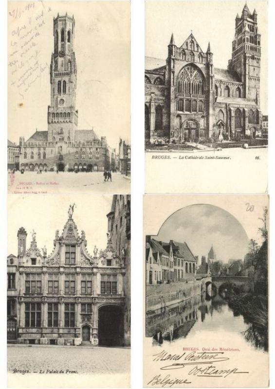 BRUGES BRUGGE BELGIQUE BELGIUM 300 CPA Mostly Pre-1940