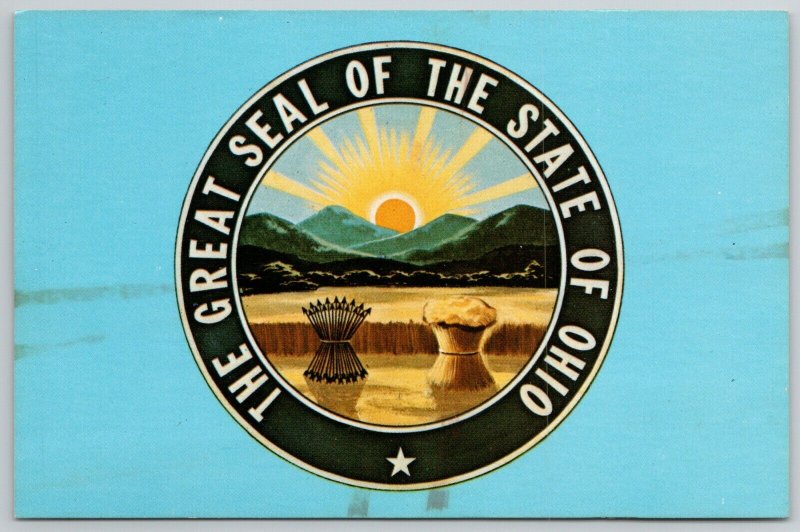 Ohio State Seal~Design by William Creighton 1st Secretary of State~Mount Logan 