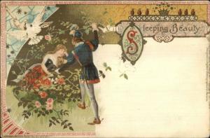 SCARCE TUCK Fairy Tale Series Sleeping Beauty c1900 Postcard