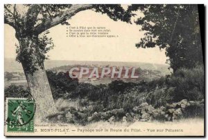 Old Postcard Mont Pilat Landscape Sur La Route Du Pilat View On Pelussin