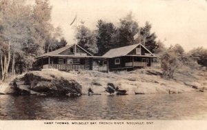 Noelville Ontario Canada Camp Thomas French River Real Photo Postcard AA62163