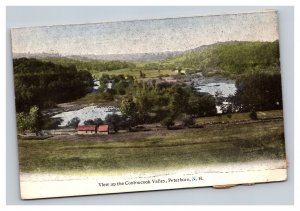 Vintage 1900s Postcard View up the Contoocook Valley, Peterboro, New Hampshire