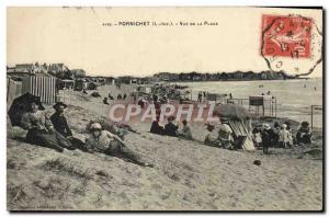 Postcard Old Pornichet The Beach View