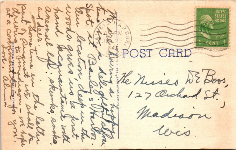 Village opf Fish Creek From Weborg's Point,Door County,WI BIN