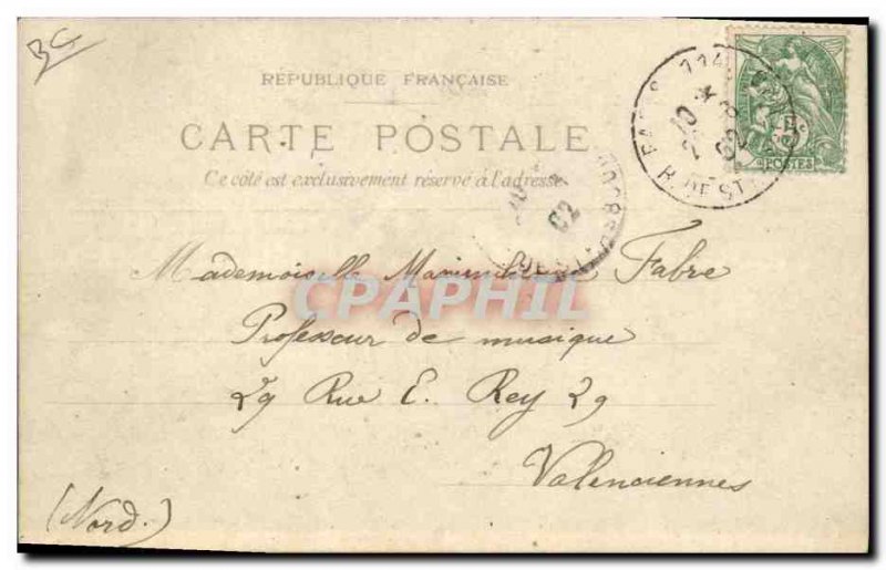 Old Postcard Fancy transparent map Paris Concorde Square