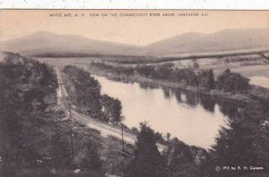 New Hampshire White Mountains View On The Connecticut River Above Lancaster 1948