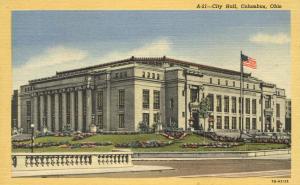 The City Hall - Columbus, Ohio - Linen