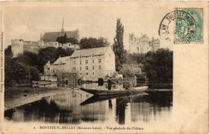 CPA MONTREUIL-BELLAY (Meoaine-et-Loire) - Vue générale du Chateau (296835)