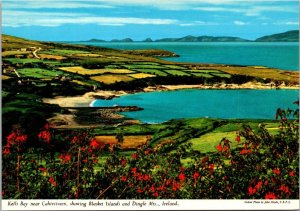 Ireland Kells Bay Near Cahirciveen Showing Blasket Islands & Dingle Mountains