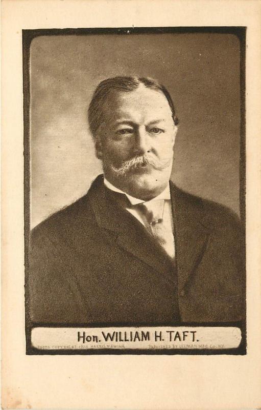 1907-15 Photogravure Print Postcard Hon. William H Taft  27th President Unposted 