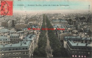 France, Paris, Avenue Hoche, Prise de l'Arc de Triomphe, Stamp