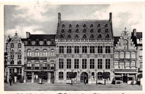 YPRES LEPER FRANCE ANCIENNE CHATERLLERIE HOTEL de VILLE PHOTO POSTCARD 1950s