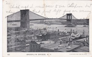 New York City The Brooklyn Bridge 1906