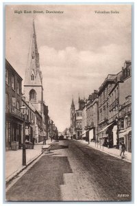 c1910 High East Street Dorchester Dorset England Valentines Series Postcard