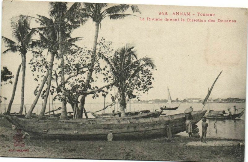 CPA AK VIETNAM Annam - TOURANE - La Riviere (62138)