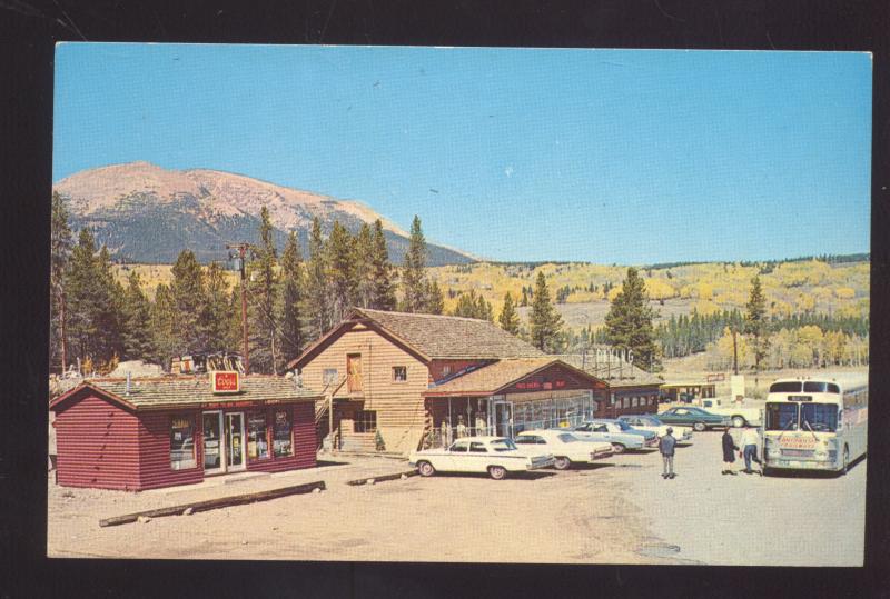 FRISCO COLORADO ANTLERS CAFÉ BAR RESTAURANT 1960's CARS VINTAGE POSTCARD