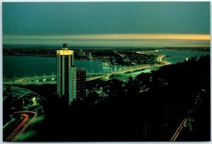 Kings Park Perth and Narrows Bridge at night - Perth, Australia M-17670