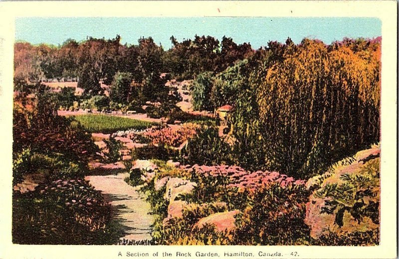 Section Rock Garden Hamilton Canada Postcard Standard View Card