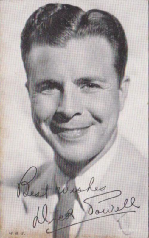 Vintange Arcade Card Dick Powell