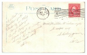 1917 WWI US National Army Cantonment, Camp Custer, Battle Creek MI Postcard *6E5