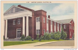 Exterior, Baptist Church, Clayton, Georgia, 30-40s