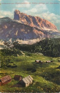 Mountaineering Austria Salzkammergut Steyrerseehutte im Todten Gebirge Sturzhahn