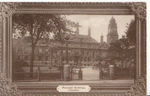 Leicestershire Postcard - Municipal Buildings - Leicester - Ref 3482A