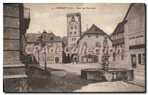 Old Postcard Ribeauville Tour des Bouchers