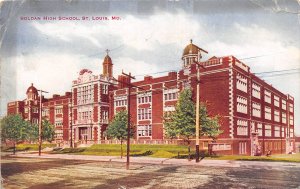 St. Louis Missouri 1911 Postcard Soldan High School