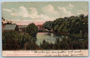 Postcard ME Thomaston Mill Creek View Pre 1908 View G25