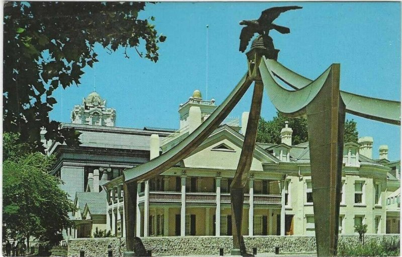 Vtg postcard, Eagle Gate, Salt Lake City, Utah