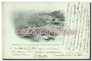 Old Postcard View Of Marseille The Corniche At Roubion