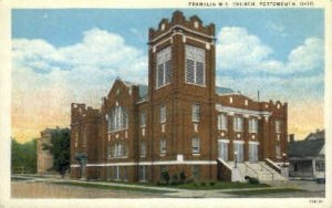 Franklin M.E. Church - Portsmouth, Ohio OH Postcard