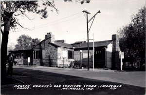 RPPC Brown County's Old Country Store Nashville IN Vintage Postcard V69