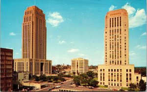 Civic Center City Hall Jackson Country Court House Kansas City MO Postcard VTG 