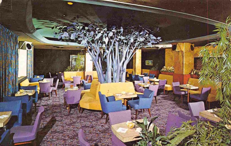 Purple Tree Lounge Interior Manger Hamilton Hotel Washington DC postcard