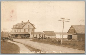 W.SULLIVAN ME GRANITE HOTEL ANTIQUE REAL PHOTO POSTCARD RPPC