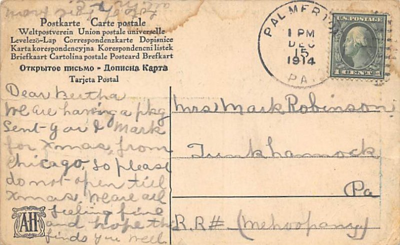 Man leaning on light post  