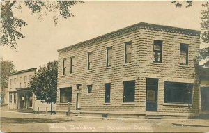 OH, Atwater, Ohio, Bank Building, Postmark 1909, RPPC