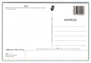 Snake River Massacre State Park Idaho Postcard Continental View