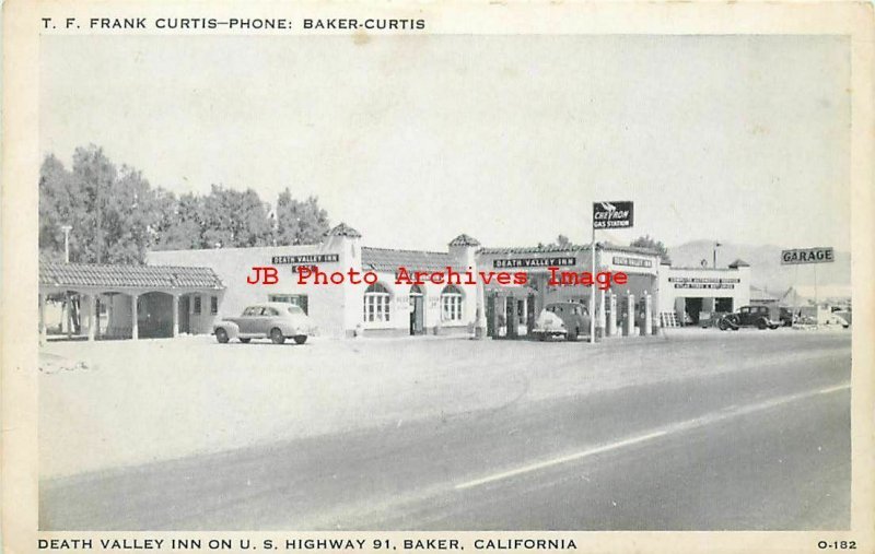 CA, Baker, California, Death Valley Inn, Chevron Gas Station, Highway