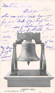 Liberty Bell Philadelphia Pennsylvania 1903 Private Mailing Card postcard