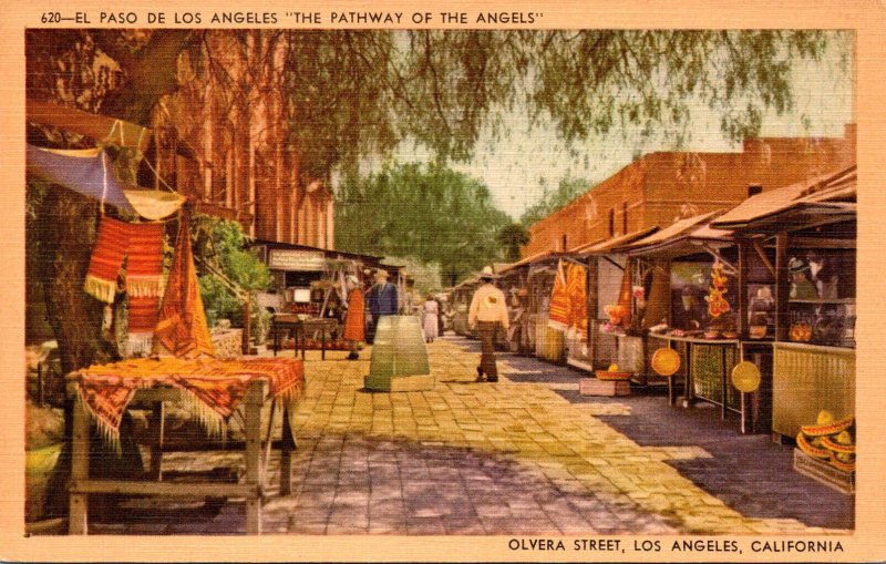 California Los Angeles Olvera Street The Pathway Of Angels