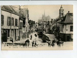 401384 FRANCE AMIENS Tanneurs street Vintage postcard