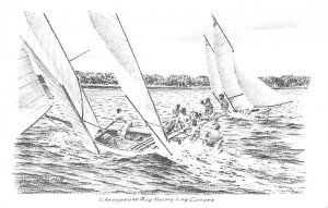Chesapeake Bay Racing Log Canoes Chesapeake Bay, Maryland MD s 