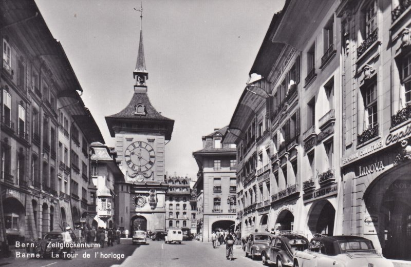 Switzerland Bern Zeitglockenturm The Clock Tower Real Photo