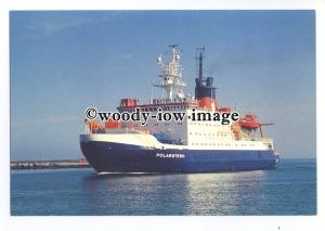 cd0405 - German Research - Supply Ship - Polarstern , built 1982 - postcard