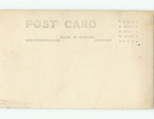 Pre-1949 rppc SMALL BUILDINGS BY LAKE AND MOUNTAINS Published In Canada W1031